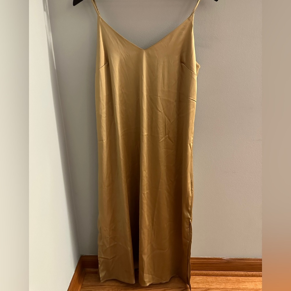 Gold Silk Amazon Dress (M)